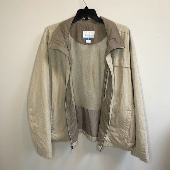 Columbia Men’s Northway Jacket | Water Wind Resistant | Tan Khaki Beige | XXL - Picture 2 of 6
